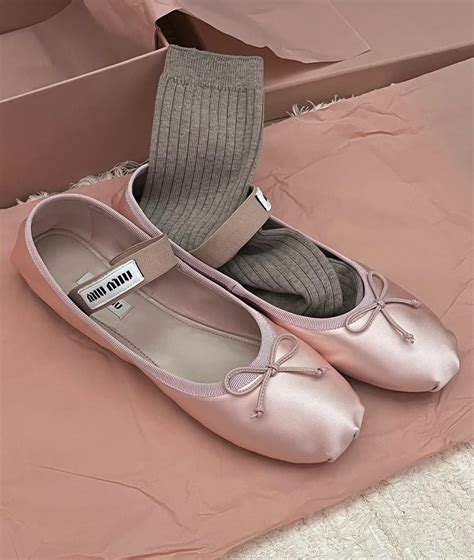 miu miu ballet pumps|Miu Miu Ballet Flats .